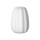 Белый мастурбатор-яйцо Bisedze - LoveStore - в Майкопе купить с доставкой