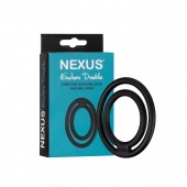 Черное двойное эрекционное кольцо Nexus Enduro Double - Nexus Range - в Майкопе купить с доставкой