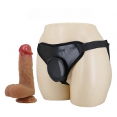 Страпон с универсальным поясом Fogg - 17,5 см. - Baile - купить с доставкой в Майкопе