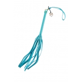 Голубая кожаная плеть - 50 см. - Pecado - купить с доставкой в Майкопе