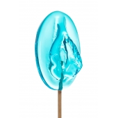 Леденец в форме вагины со вкусом блю кюрасао - 50 гр. - Sosuчki - купить с доставкой в Майкопе