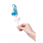 Голубой леденец в форме члена со вкусом блю кюрасао - 80 гр. - Sosuчki - купить с доставкой в Майкопе