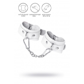 Белые узкие наручники-браслеты со скруглёнными углами - Pecado - купить с доставкой в Майкопе