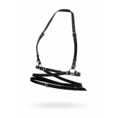 Черная кожаная портупея «Осанка» - Pecado - купить с доставкой в Майкопе