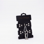 Черные кожаные наручники с регулируемыми ремешками - Crazy Handmade - купить с доставкой в Майкопе