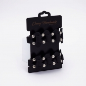 Черные кожаные оковы из звеньев - Crazy Handmade - купить с доставкой в Майкопе