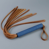 Плеть с джинсовой ручкой «Дикий Запад» - 60 см. - Sitabella - купить с доставкой в Майкопе