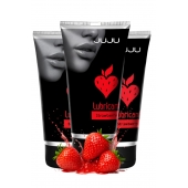 Набор из 3 съедобных лубрикантов JUJU со вкусом клубники - JuJu - купить с доставкой в Майкопе