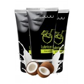 Набор из 3 съедобных лубрикантов JUJU со вкусом кокоса - JuJu - купить с доставкой в Майкопе