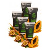 Набор из 5 съедобных лубрикантов JUJU со вкусом тропических фруктов - JuJu - купить с доставкой в Майкопе