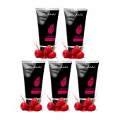 Набор из 5 съедобных лубрикантов JUJU со вкусом малины - JuJu - купить с доставкой в Майкопе