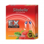 Стимулирующая насадка Sitabella Extender  Клубника - Sitabella - купить с доставкой в Майкопе