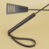 Черный кожаный стек «Сириус» - 60 см. - Sitabella - купить с доставкой в Майкопе