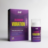 Стимулирующий гель с эффектом вибрации Blackberry Vibration - 15 мл. - INTT - купить с доставкой в Майкопе