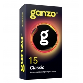 Классические презервативы с обильной смазкой Ganzo Classic - 15 шт. - Ganzo - купить с доставкой в Майкопе