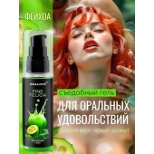 Съедобная смазка на водной основе с ароматом фейхоа - 60 гр. - Биоритм - купить с доставкой в Майкопе