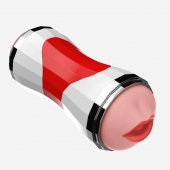 Двусторонний мастурбатор в колбе Power Grip Cup - вагина и ротик - Boys of Toys - в Майкопе купить с доставкой