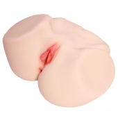 Мастурбатор-полуторс с двойным слоем материала и вибрацией Jenny Onahole Real Vagina - KOKOS - в Майкопе купить с доставкой