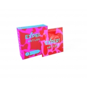 Презервативы с разогревающим эффектом Expert Hot Love - 3 шт. - Expert - купить с доставкой в Майкопе