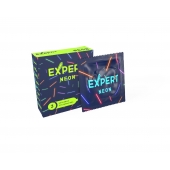 Светящиеся в темноте презервативы Expert Neon - 3 шт. - Expert - купить с доставкой в Майкопе