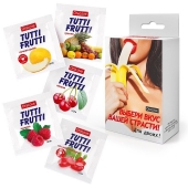 Набор из 5 саше съедобных смазок Tutti-Frutti - Биоритм - купить с доставкой в Майкопе