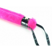 Нежная плеть с розовым мехом BDSM Light - 43 см. - БДСМ Арсенал - купить с доставкой в Майкопе