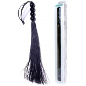 Черная силиконовая плеть - 37 см. - Boys of Toys - купить с доставкой в Майкопе