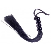 Черная силиконовая плеть - 37 см. - Boys of Toys - купить с доставкой в Майкопе