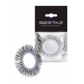 Круглое эрекционное кольцо с длинными «ресничками» - Sextaz - в Майкопе купить с доставкой