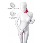 Красный ошейник с подкладкой из меха - ToyFa - купить с доставкой в Майкопе