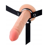 Мужской полый страпон на регулируемых ремнях - 18,5 см. - Sex Expert - купить с доставкой в Майкопе