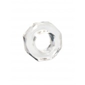 Прозрачное эрекционное кольцо в форме гайки - Sex Expert - в Майкопе купить с доставкой