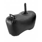 Черное надувное кресло с платформой для фиксации дилдо Body Dock Inflatable Love Seat - Pipedream - купить с доставкой в Майкопе