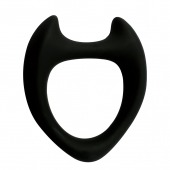 Черное эрекционное кольцо с рожками Wooomy Toro M - Adrien Lastic - в Майкопе купить с доставкой