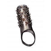 Дымчатая насадка на пенис с выпуклостями - 12 см. - Sex Expert - в Майкопе купить с доставкой