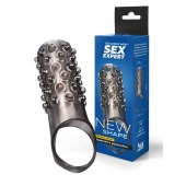 Дымчатая насадка на пенис с выпуклостями - 12 см. - Sex Expert - в Майкопе купить с доставкой