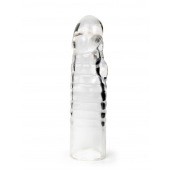 Прозрачная закрытая насадка на член - 15 см. - Sex Expert - в Майкопе купить с доставкой