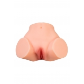 Телесный реалистичный мастурбатор-полуторс с 2 любовными входами - No Name - в Майкопе купить с доставкой