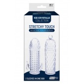 Набор из 2 прозрачных насадок на член Seductive Tickler Sleeves Set - NMC - в Майкопе купить с доставкой