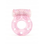 Розовое эрекционное виброкольцо с бабочкой - 1137 - в Майкопе купить с доставкой