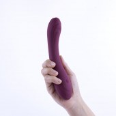Фиолетовый вибратор Selove CurveRush для симуляции точки G - 20,3 см. - Selove