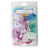 Набор из 3 эрекционных прозрачных колец - Boys of Toys - в Майкопе купить с доставкой