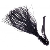 Черная силиконовая плетка - 25,4 см. - Boys of Toys - купить с доставкой в Майкопе