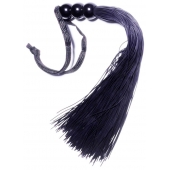 Черная силиконовая плетка - 25,4 см. - Boys of Toys - купить с доставкой в Майкопе