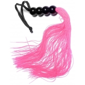 Розовая силиконовая плеть - 35,5 см. - Boys of Toys - купить с доставкой в Майкопе