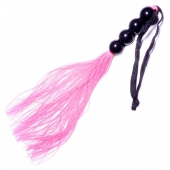 Розовая силиконовая плеть - 35,5 см. - Boys of Toys - купить с доставкой в Майкопе
