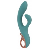 Бирюзовый вибратор-кролик The Magician Rabbit Vibrator - 22,5 см. - Orion