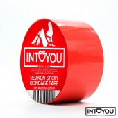 Красный скотч для фиксации Non-Sticky Bondage Tape - 15 м. - Intoyou - купить с доставкой в Майкопе
