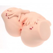 Телесный мастурбатор-полуторс Barbie - Naked Factory - в Майкопе купить с доставкой