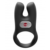 Черное эрекционное виброкольцо Nos - Fun Factory - в Майкопе купить с доставкой